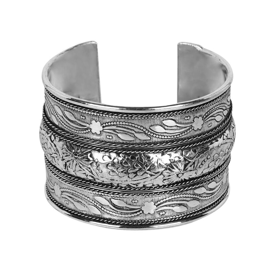 Buy Online Mirror bangle kada, mirror hand Kada, hand bracelet ,German  silver bangle, antique silver, ha - Zifiti.com 1079049