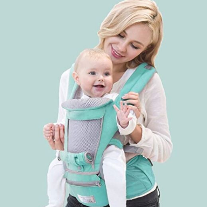 Ergonomic 3-in-1 Baby Carrier Hip Seat Adjustable Waistband 0-36 Months