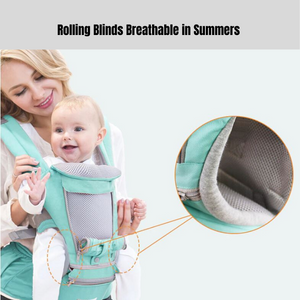 Ergonomic 3-in-1 Baby Carrier Hip Seat Adjustable Waistband 0-36 Months