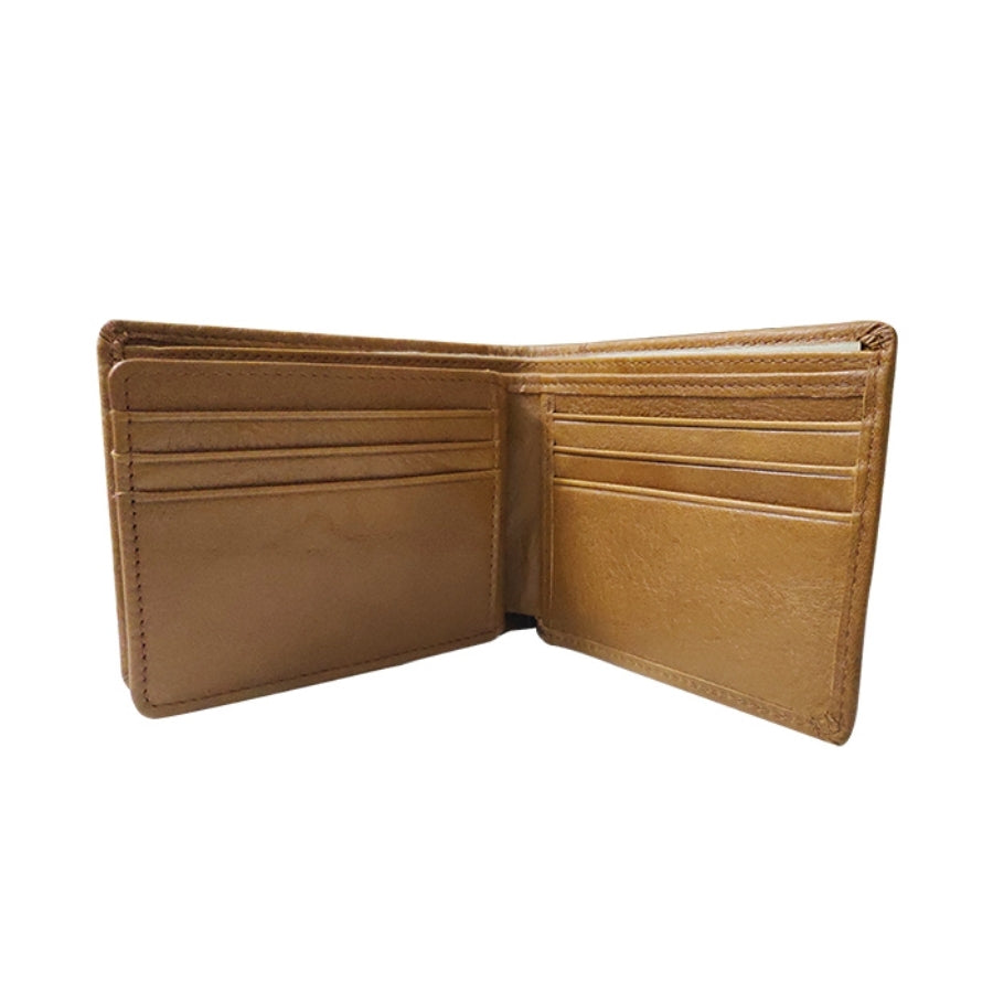 Men’s Leather Wallet And Card Holder Bi-fold Vintage Style