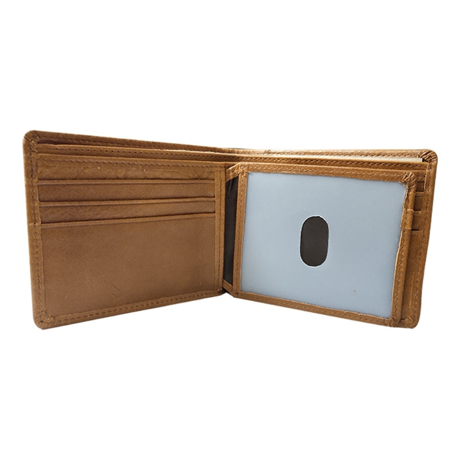 Men’s Leather Wallet And Card Holder Bi-fold Vintage Style