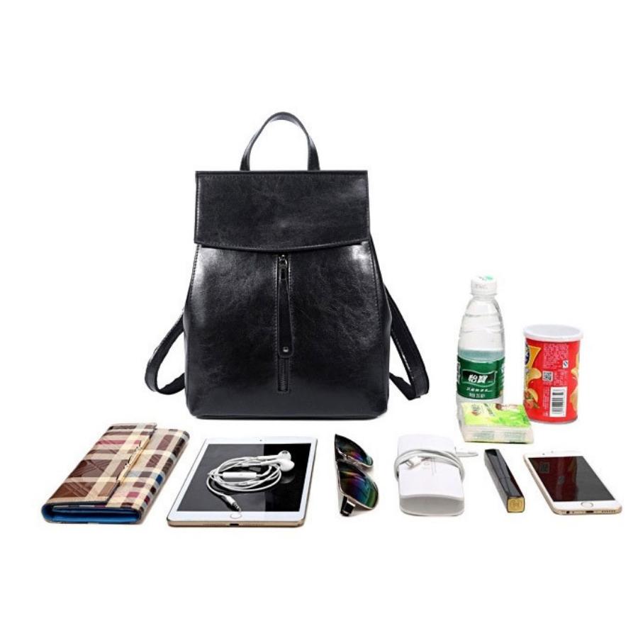 Women’s Fashionable Backpack Genuine Leather