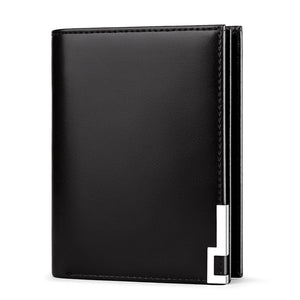 WilliamPOLO Men’s Short Wallet Card Holder Bifold with Zipper