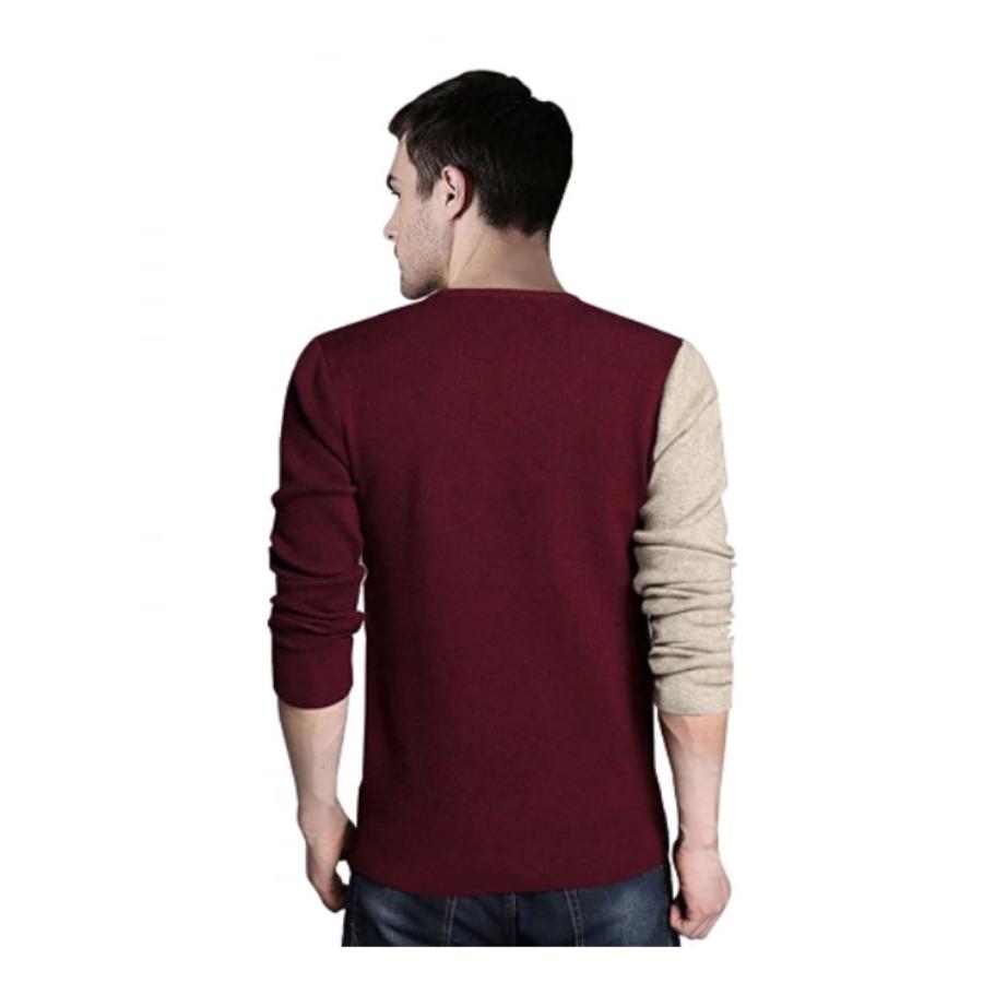 Men’s Solid Regular Fit Long Sleeves Crew Neck T Shirt