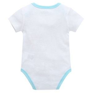 100% Cotton Baby Bodysuits Unisex Short Sleeves 6 Pieces Per Pack