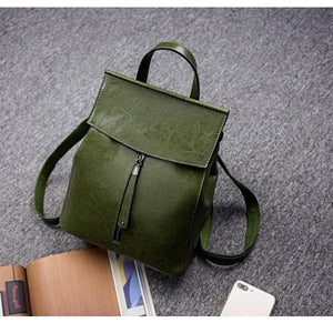 Women’s Fashionable Backpack Genuine Leather