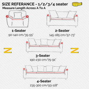 Stretch Sofa/Couch Cover/Slipcover One/Two/Three/Four Seat/L Shaped/Sectional Solid Colours