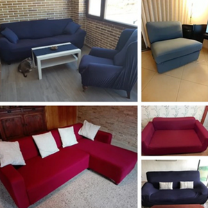 Stretch Sofa/Couch Cover/Slipcover One/Two/Three/Four Seat/L Shaped/Sectional Solid Colours