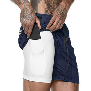 Running Shorts, Lightweight, Breathable, 2-in-1 With Inner Lining