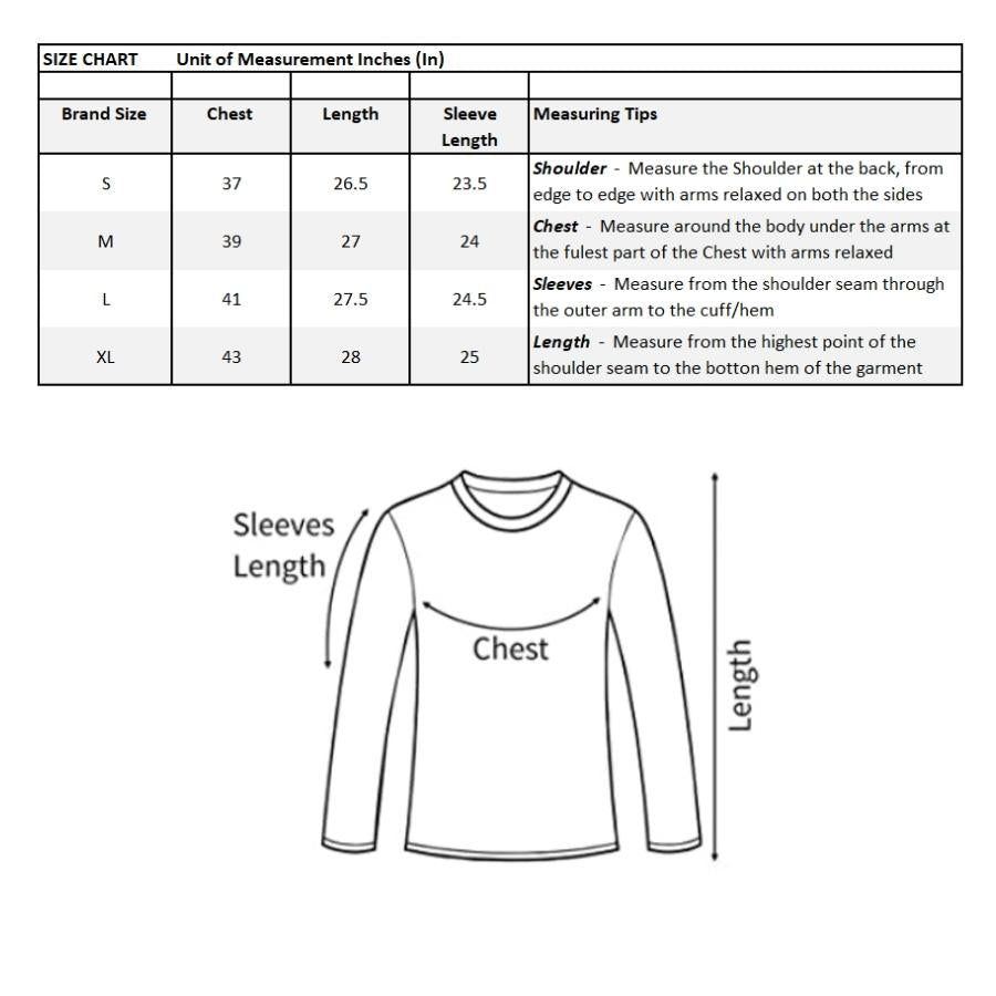 Men’s Solid Regular Fit Long Sleeves Round Neck Grey-Black T Shirt Trendy Overlap Design