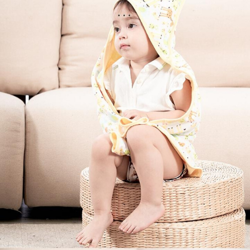 Baby Hooded Towels 78 cms x 78 cms (30.7" x 30.7") 100% Cotton