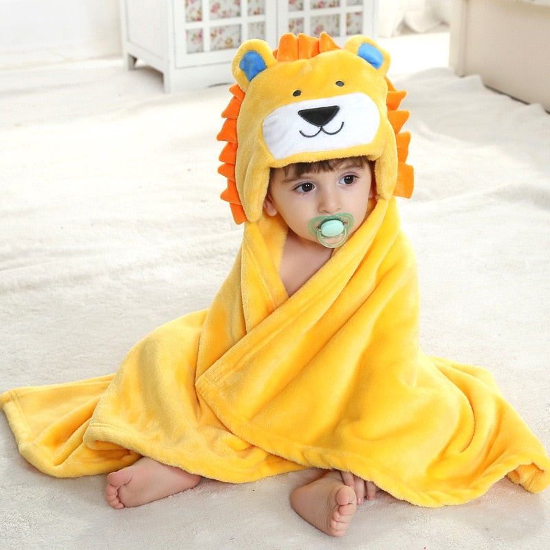 Baby Hooded Towels 95 cms x 75 cms (37" x 30") Polyester/Cotton