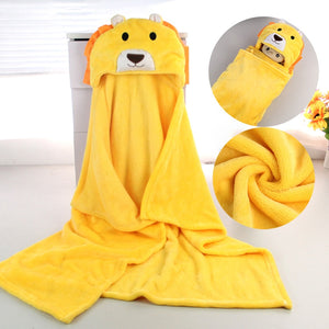 Baby Hooded Towels 95 cms x 75 cms (37" x 30") Polyester/Cotton