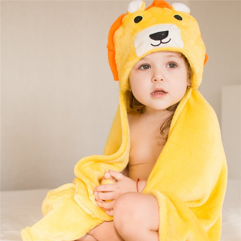 Baby Hooded Towels 95 cms x 75 cms (37" x 30") Polyester/Cotton